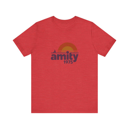 Amity Island 1975 — Jaws-Inspired Retro Tee (Light)