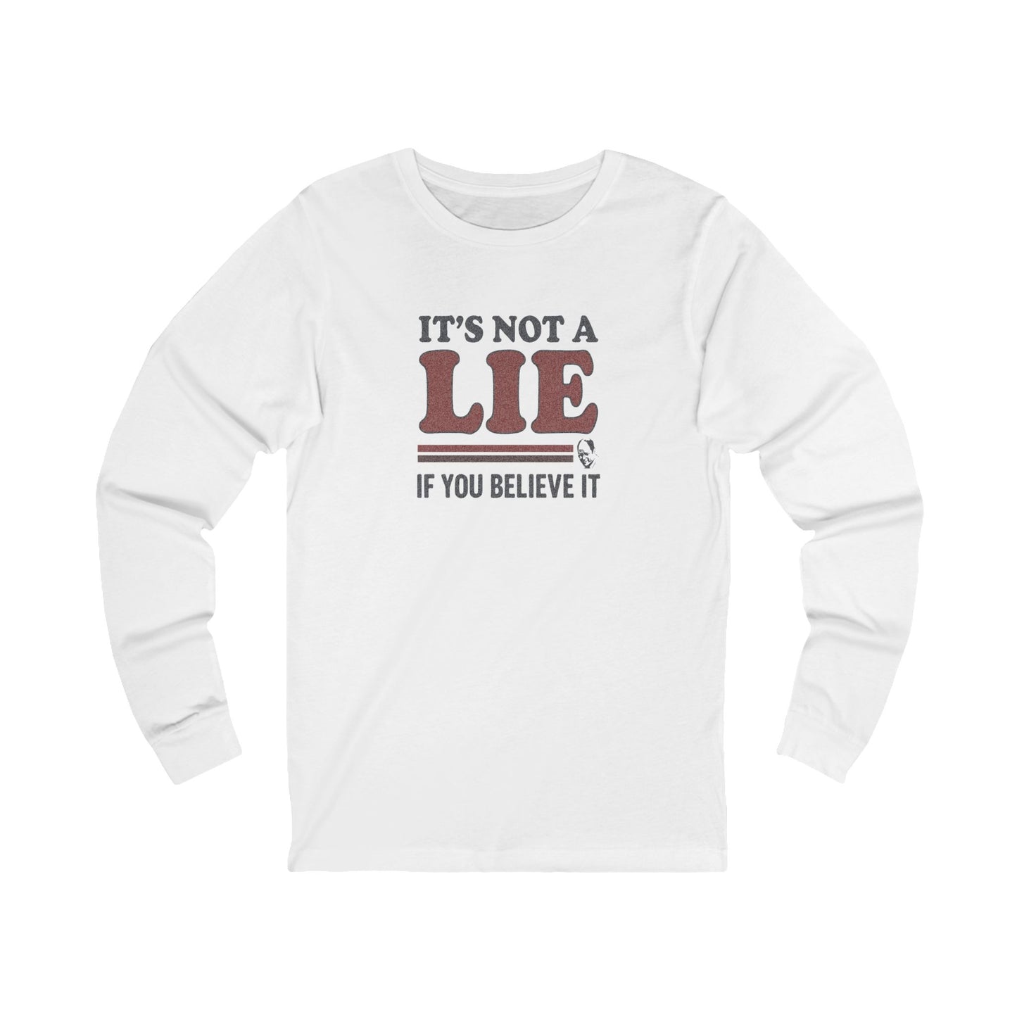 It’s Not a Lie, If You Believe It — George Costanza Retro Long Sleeve (Light)