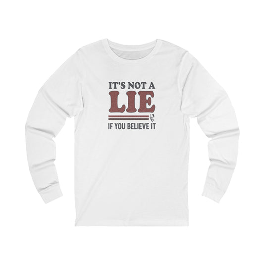 It’s Not a Lie, If You Believe It — George Costanza Retro Long Sleeve (Light)