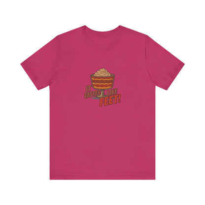 It Tastes Like Feet! — Thanksgiving Trifle Retro Tee (Light)