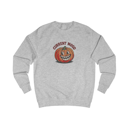 Current Mood (Toothy Jack) — Retro Halloween Sweatshirt (Light)