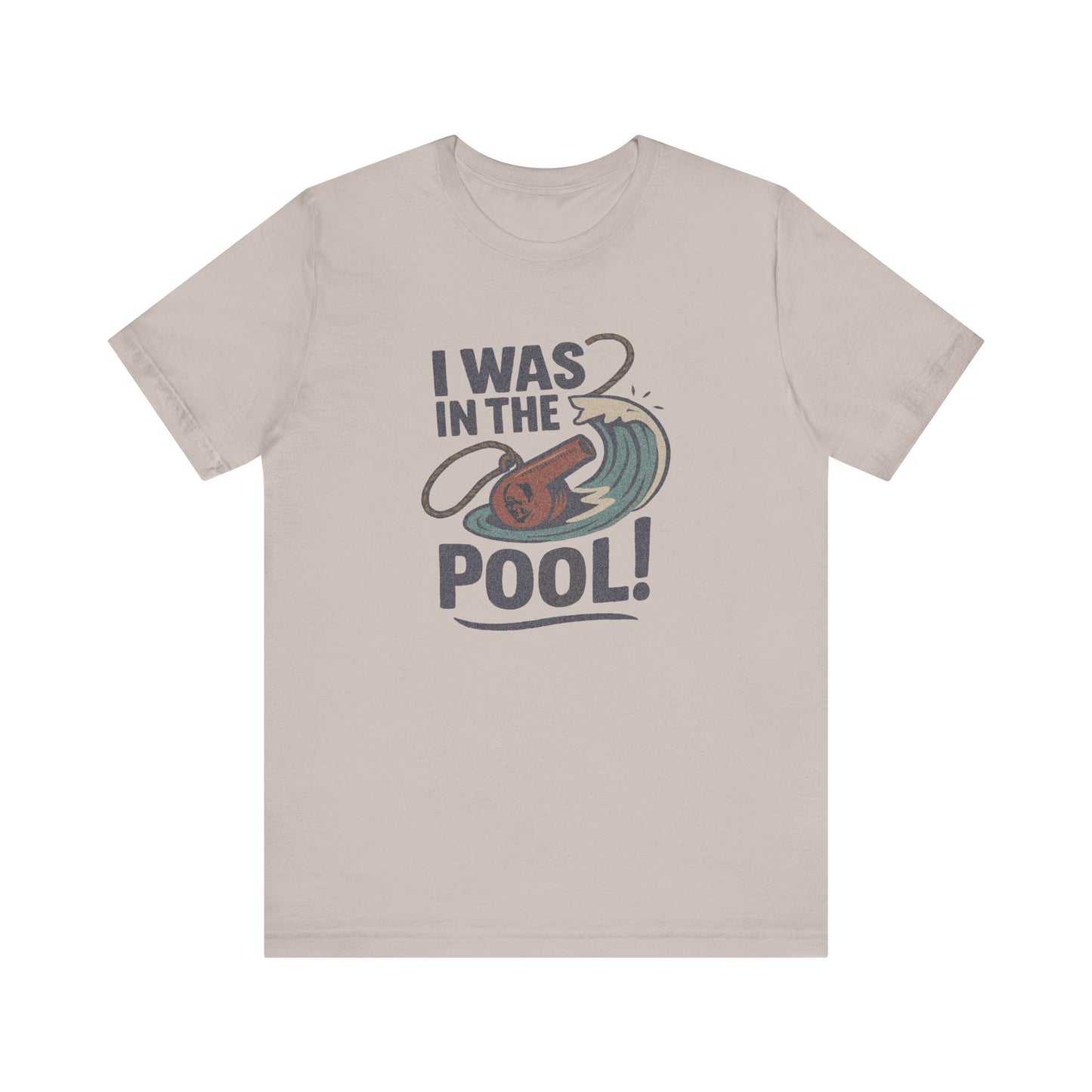 I Was in the Pool! — George Costanza Shrinkage Retro Tee (Light)