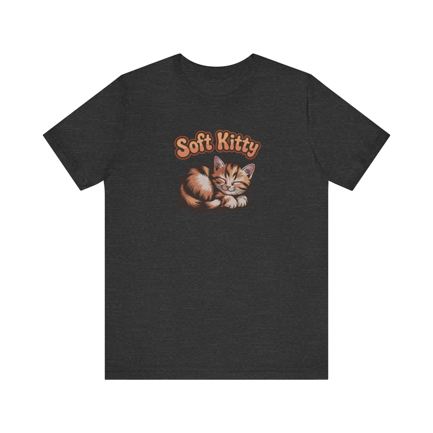 Soft Kitty Sick-Day Lullaby — Big Bang Theory Retro Tee (Dark)