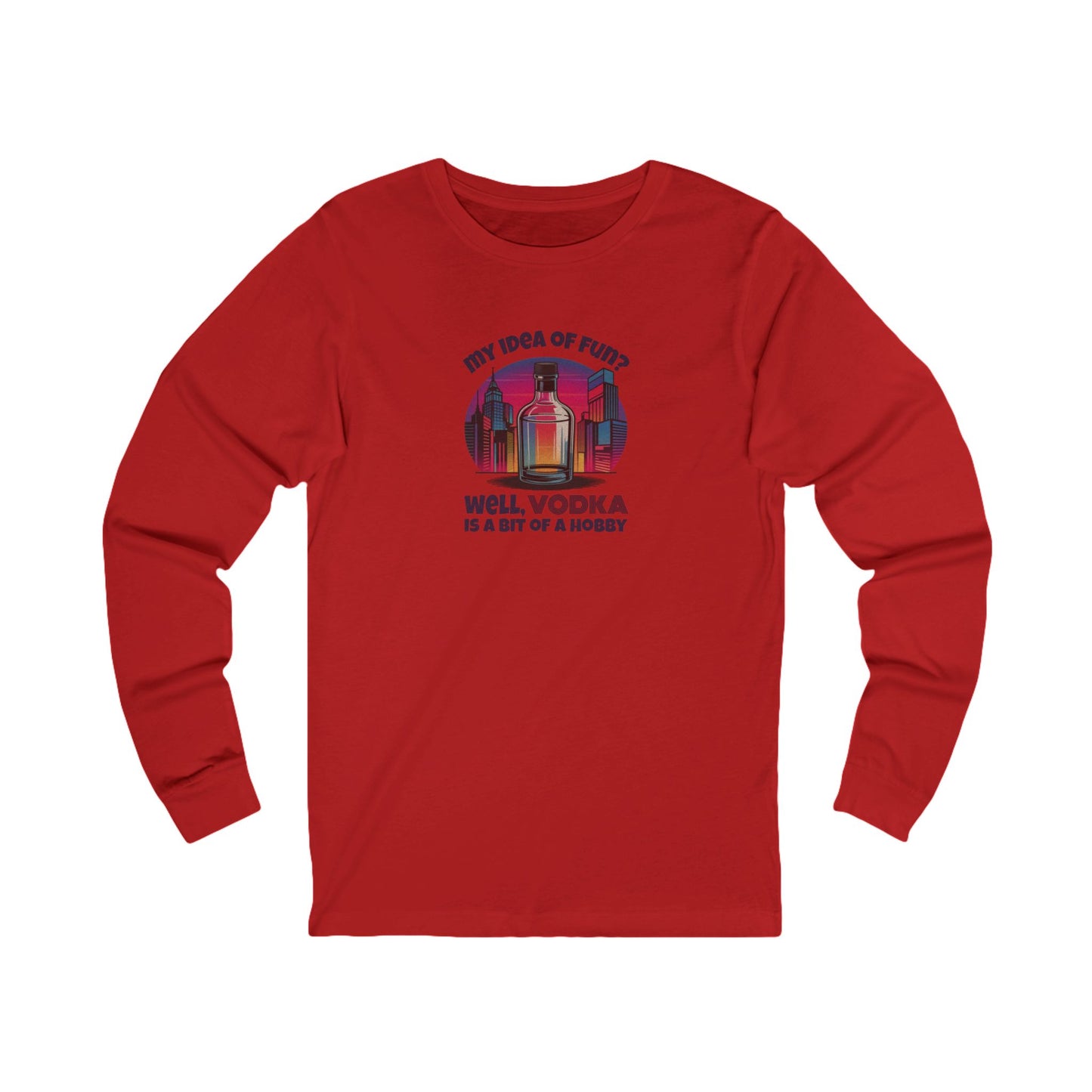Vodka is a Bit of a Hobby — Retro Graphic Long Sleeve (Light)