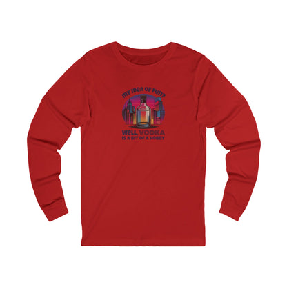 Vodka is a Bit of a Hobby — Retro Graphic Long Sleeve (Light)