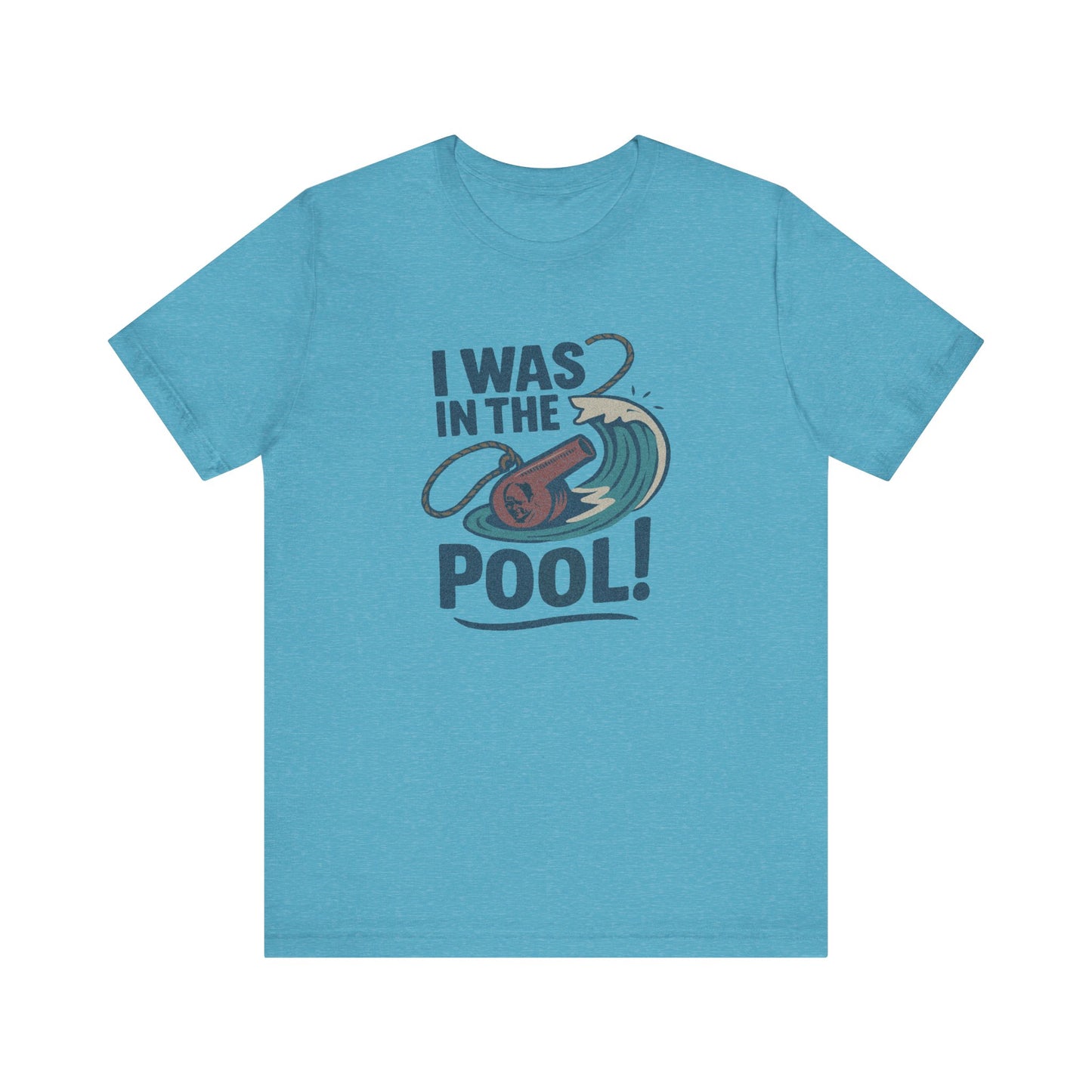 I Was in the Pool! — George Costanza Shrinkage Retro Tee (Light)