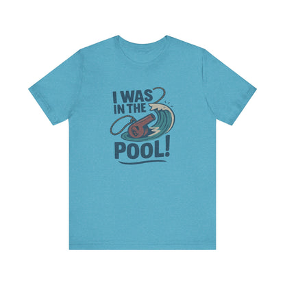 I Was in the Pool! — George Costanza Shrinkage Retro Tee (Light)