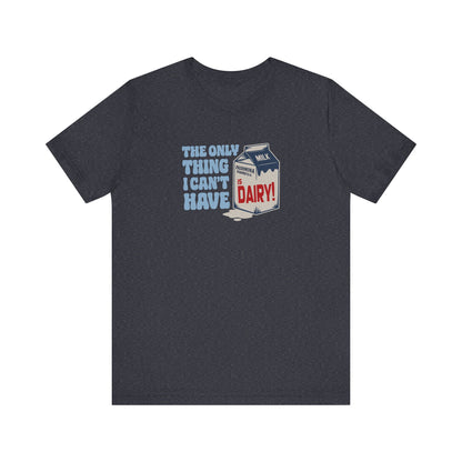 Can’t Have Dairy — Friends Jill Green Retro Tee (Dark)