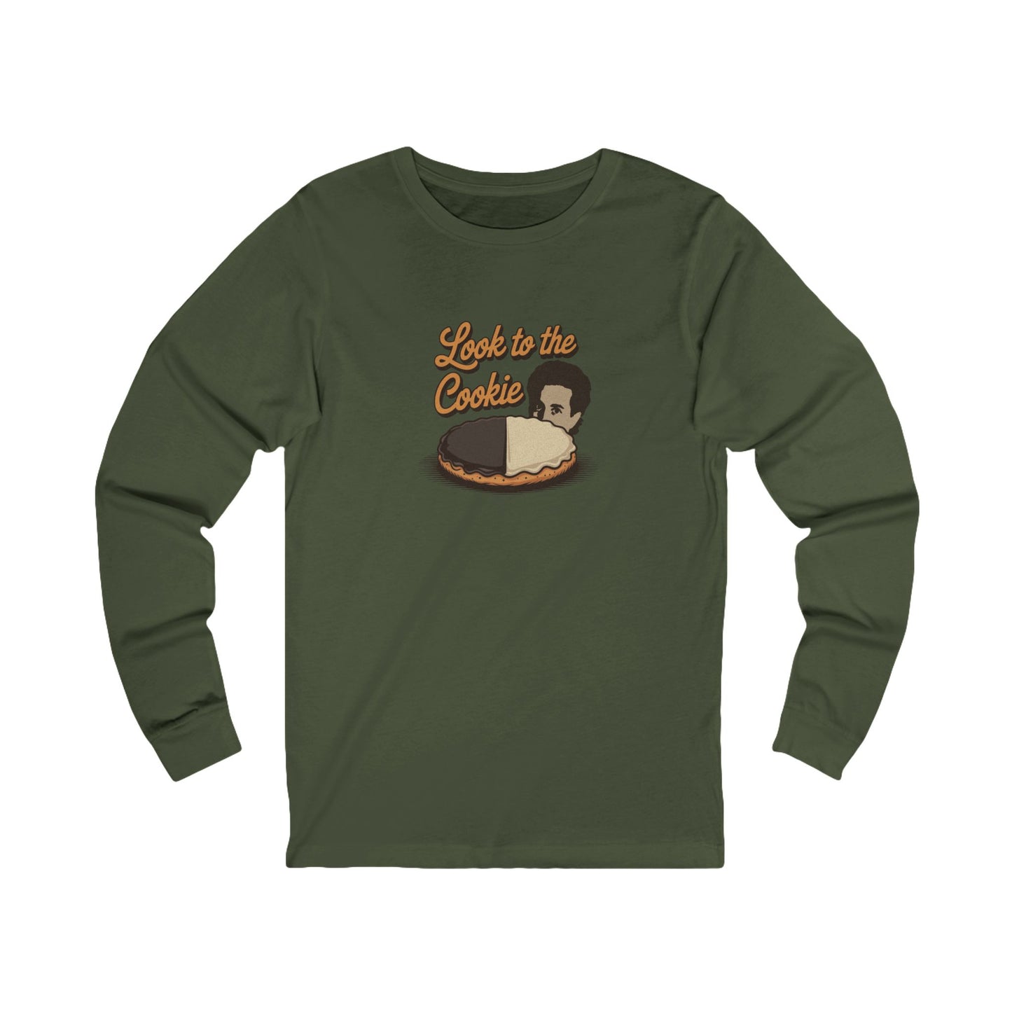 Look to the (Black-and-White) Cookie — Seinfeld Retro Long Sleeve (Dark)