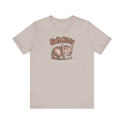 Soft Kitty Sick-Day Lullaby — Big Bang Theory Retro Tee (Light)