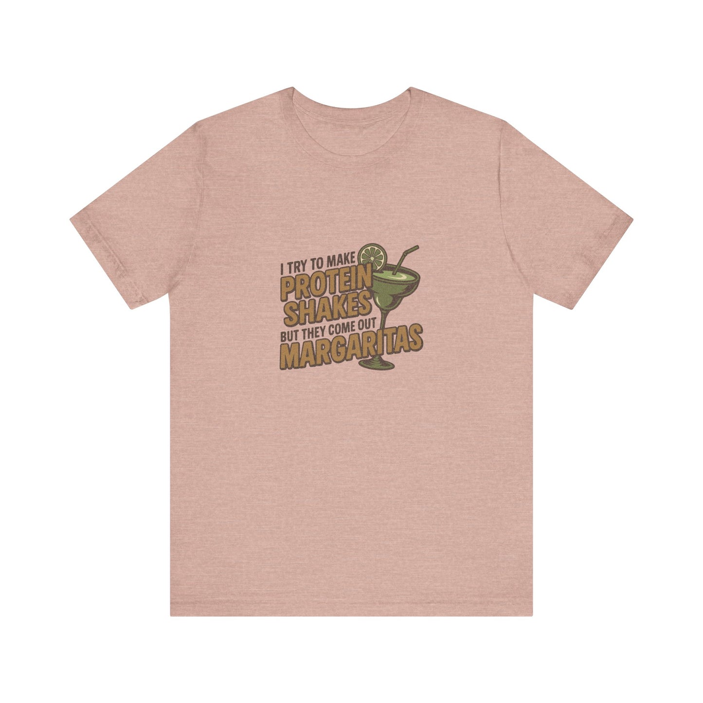 Protein Shakes (Oops, All Margaritas) — Retro Tee (Light)