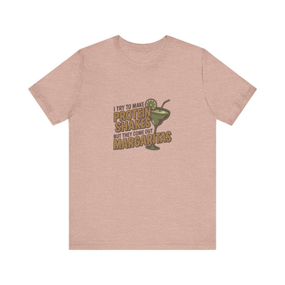Protein Shakes (Oops, All Margaritas) — Retro Tee (Light)