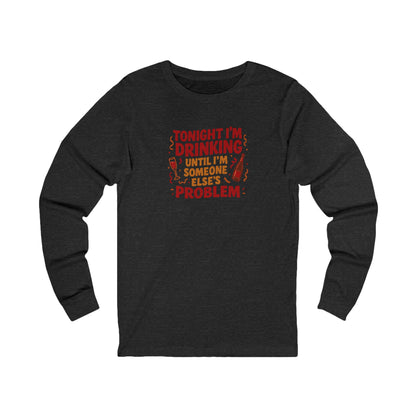 The Problem is Coming From Inside the Bar — Retro Long Sleeve (Dark)