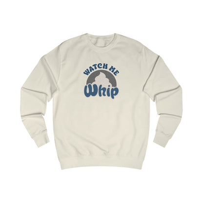 Watch Me Whip — Retro Thanksgiving Graphic Sweatshirt (Light)