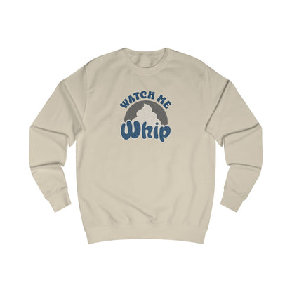 Watch Me Whip — Retro Thanksgiving Graphic Sweatshirt (Light)
