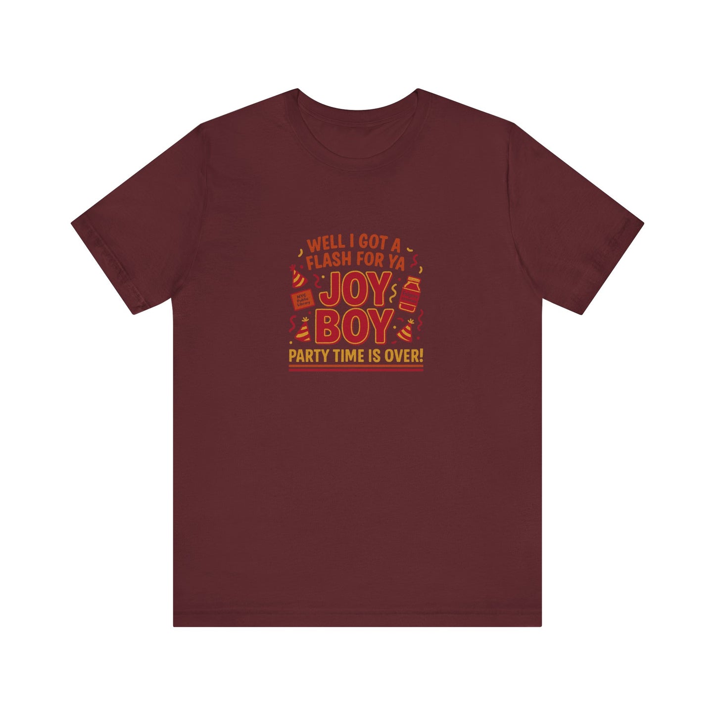 Joy Boy — Seinfeld Library Investigator Retro Tee (Dark)