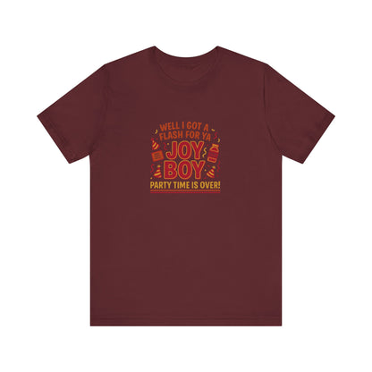 Joy Boy — Seinfeld Library Investigator Retro Tee (Dark)