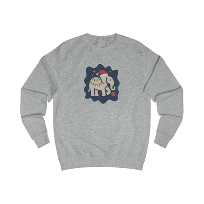 White Elephant Season — Retro Christmas Sweatshirt (Light)