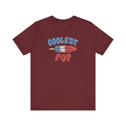 Coolest Pop Shirt — Funny Dad Gift, Retro Ice Pop Tee