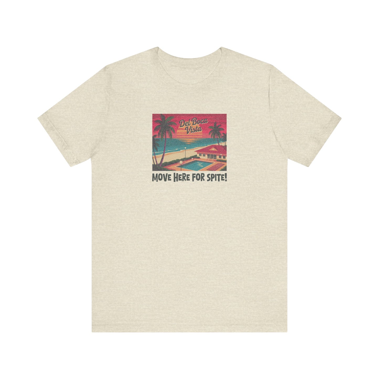 Del Boca Vista (Move Here For Spite!) — Seinfeld Retro Tee (Light)