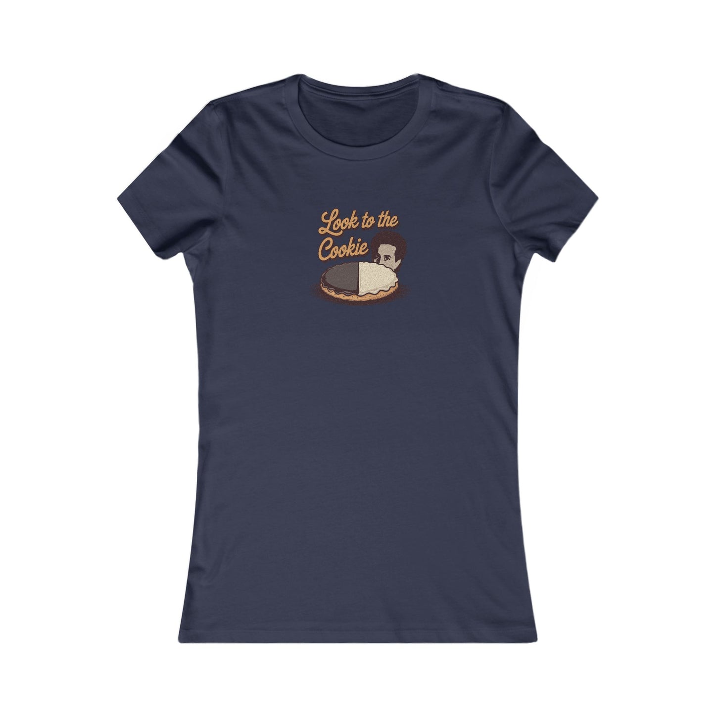 Look to the (Black-and-White) Cookie — Seinfeld Retro Women's Tee (Dark)