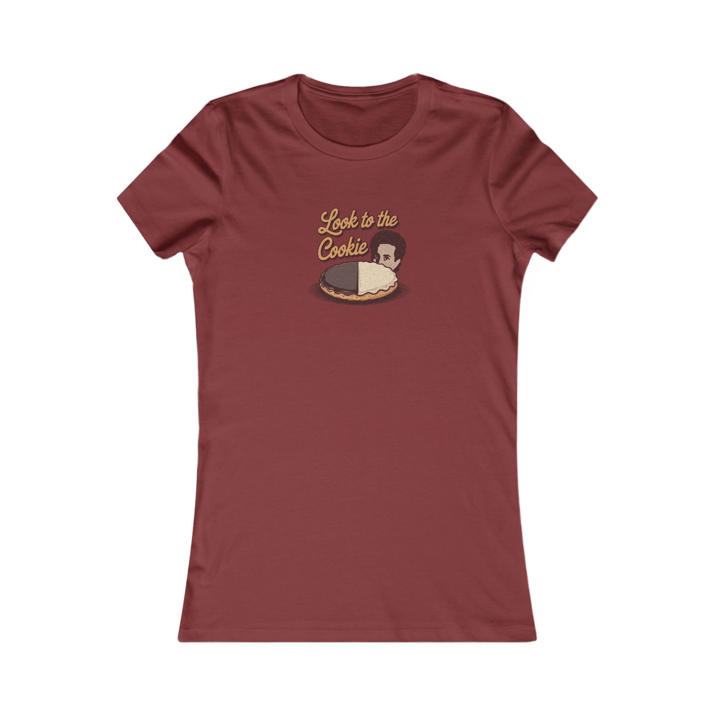Look to the (Black-and-White) Cookie — Seinfeld Retro Women's Tee (Dark)