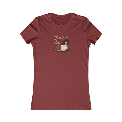 Look to the (Black-and-White) Cookie — Seinfeld Retro Women's Tee (Dark)