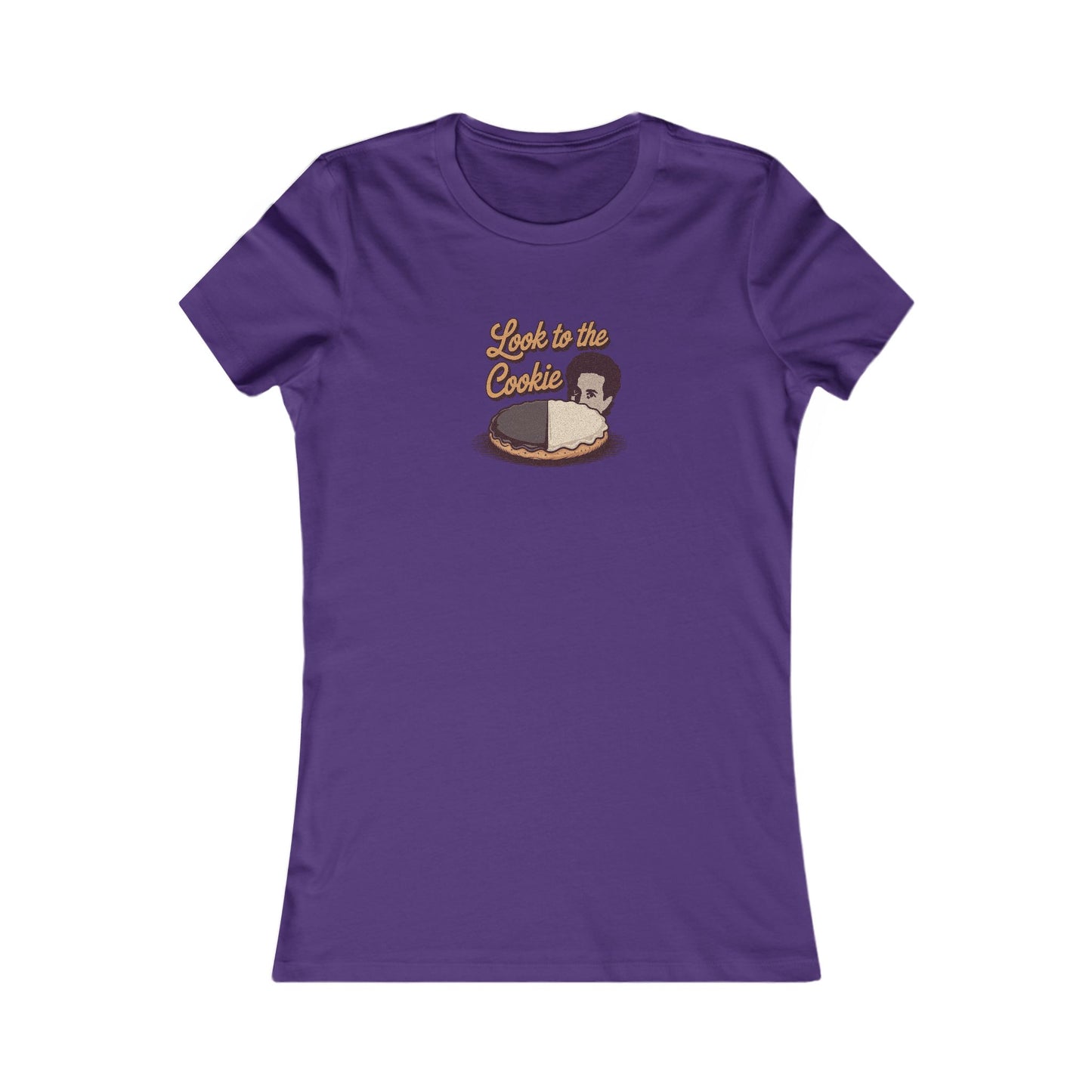 Look to the (Black-and-White) Cookie — Seinfeld Retro Women's Tee (Dark)