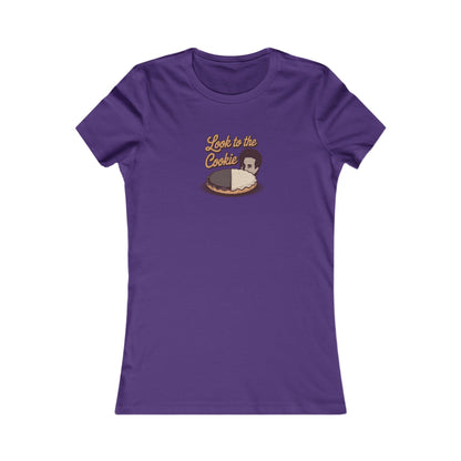 Look to the (Black-and-White) Cookie — Seinfeld Retro Women's Tee (Dark)