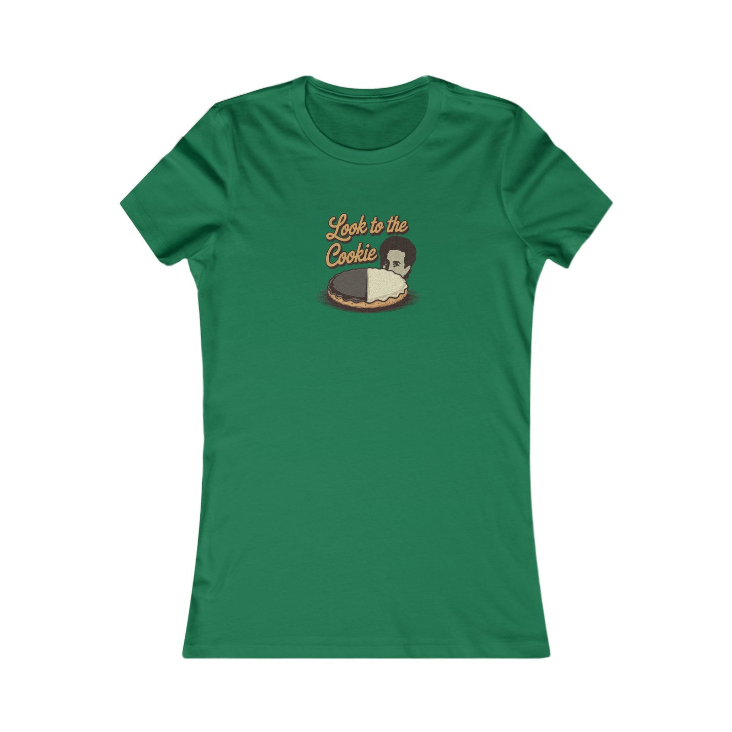 Look to the (Black-and-White) Cookie — Seinfeld Retro Women's Tee (Dark)