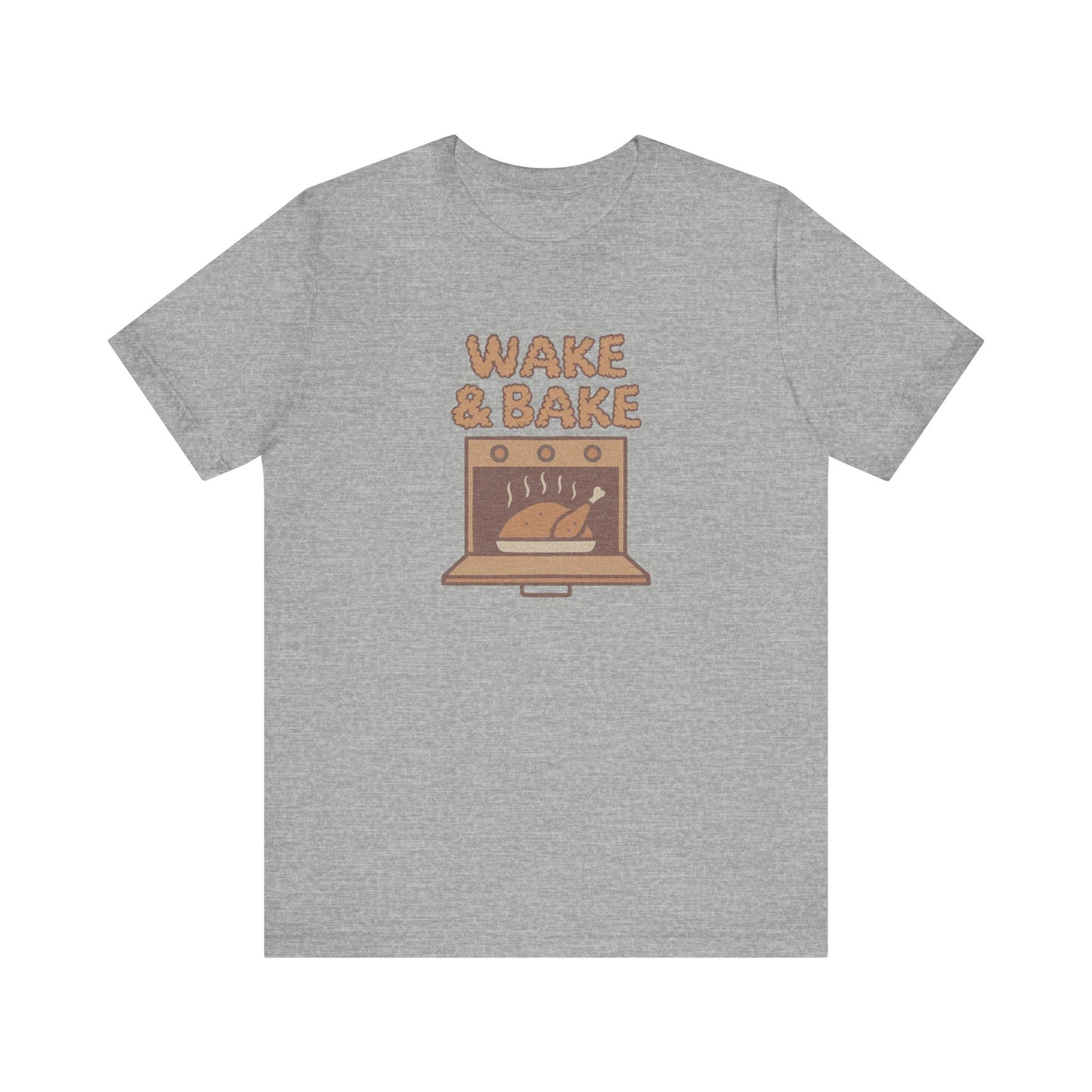 Wake & Bake — Retro Thanksgiving Turkey Tee (Light)