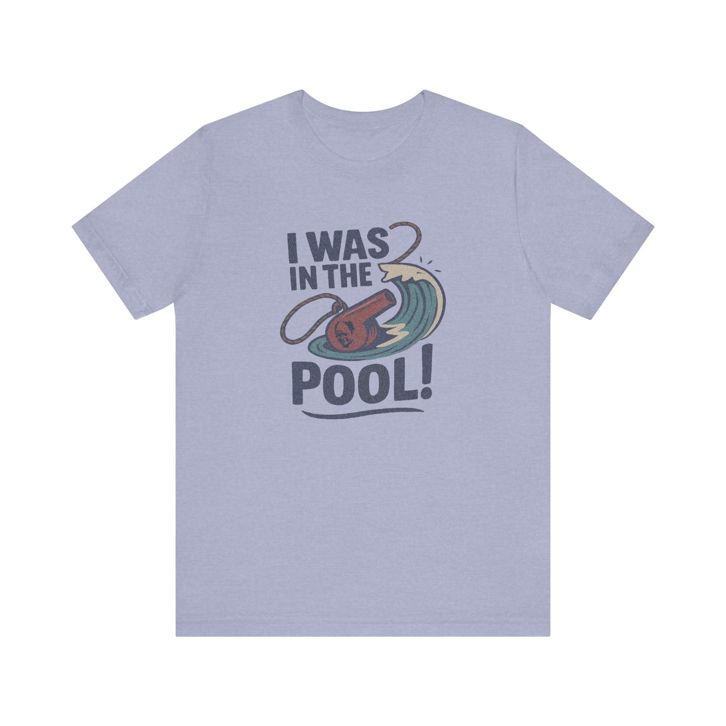I Was in the Pool! — George Costanza Shrinkage Retro Tee (Light)