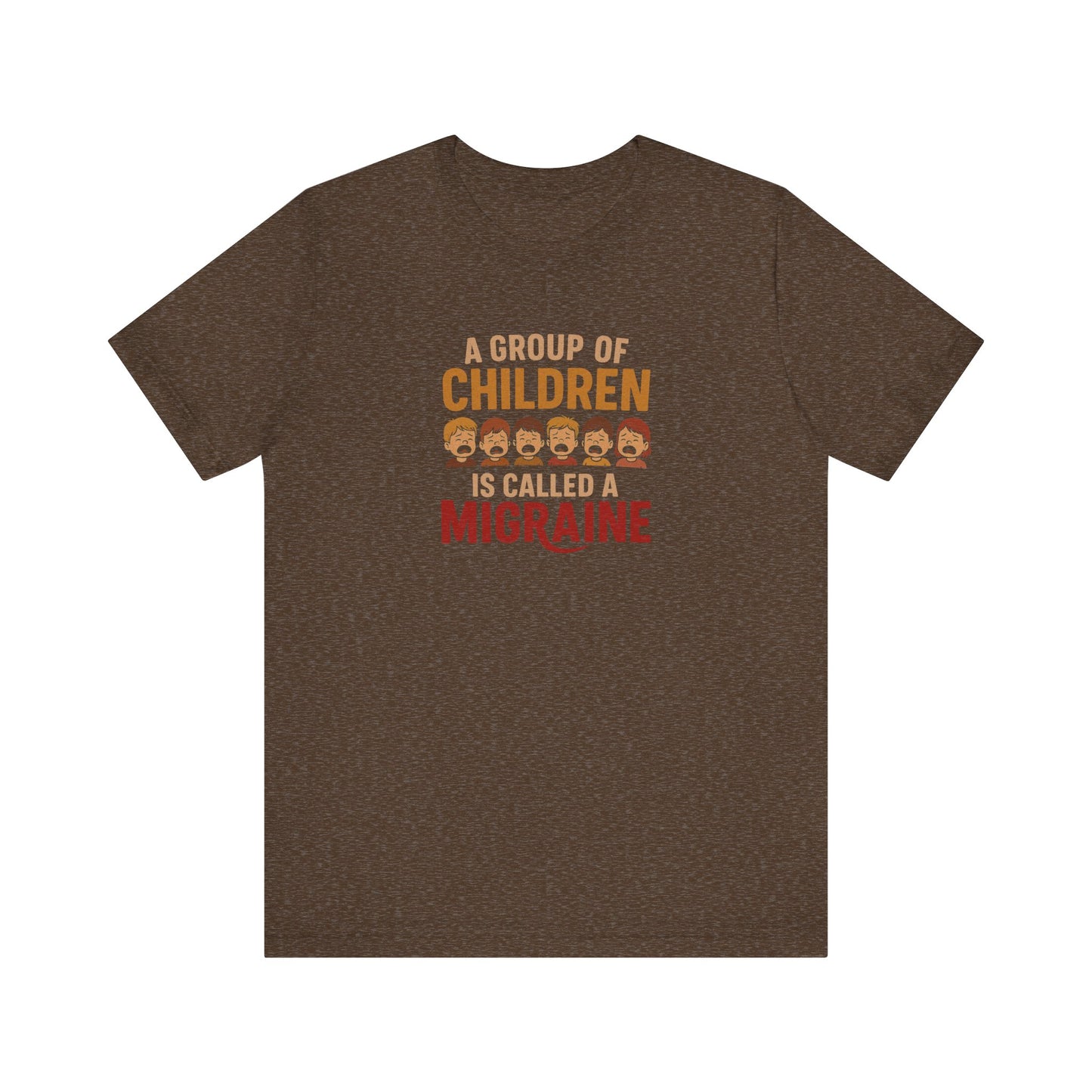 A Group of Children is Called a Migraine — Retro Tee (Dark)