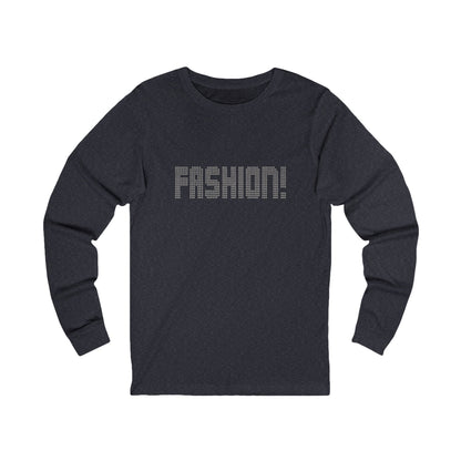 FASHION! — Psych Faux Rhinestones Retro Long Sleeve (Dark)
