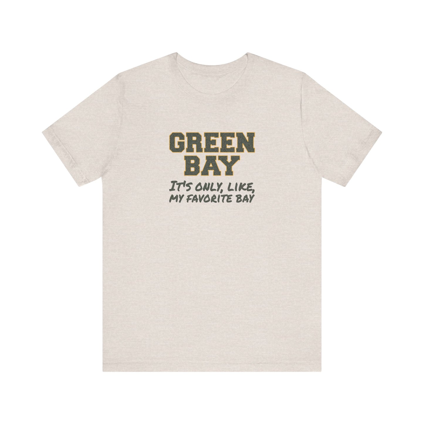 Green Bay (My Favorite Bay) — Phoebe Buffay Football Tee (Light)