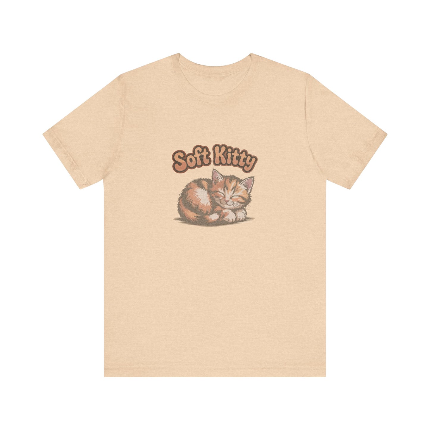 Soft Kitty Sick-Day Lullaby — Big Bang Theory Retro Tee (Light)