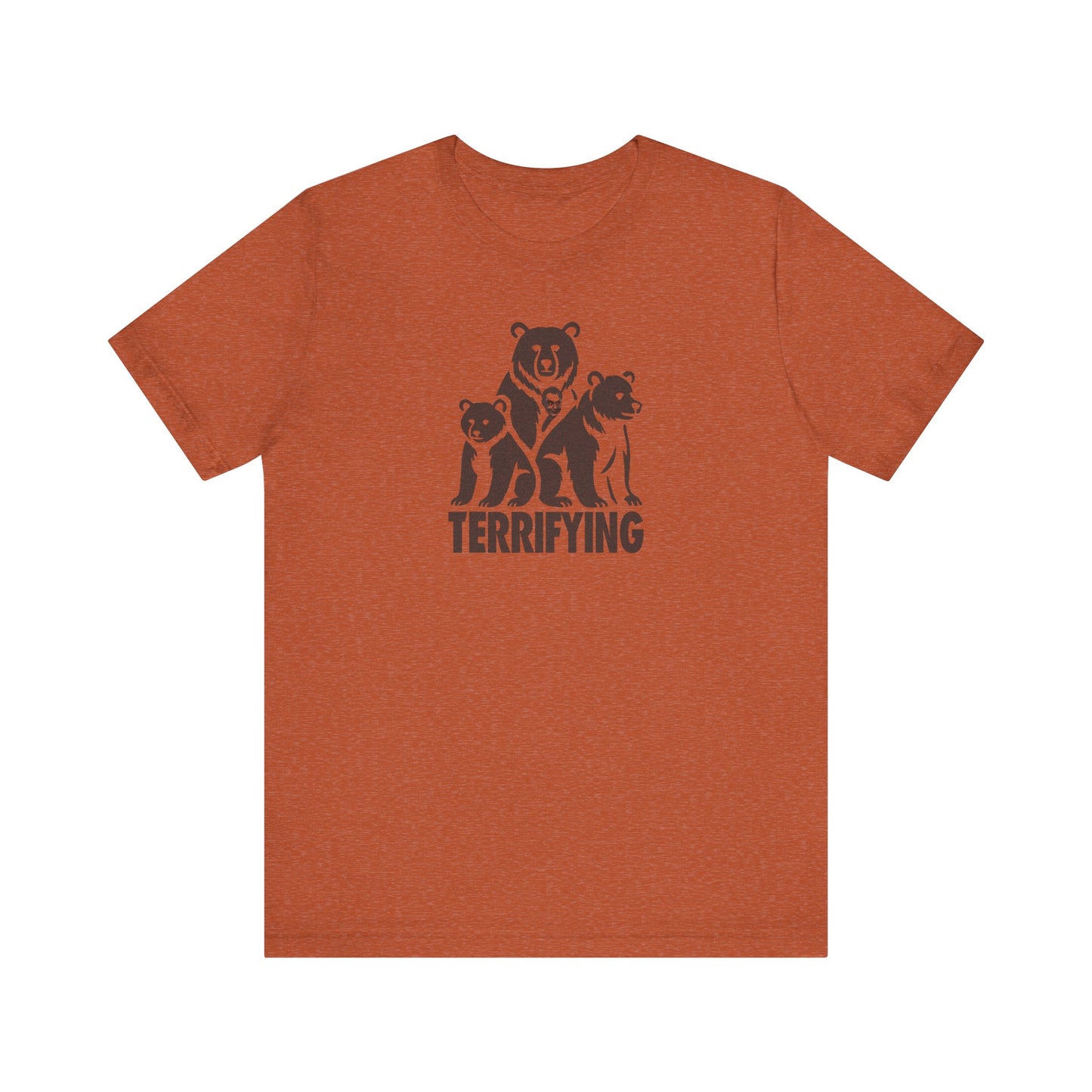 Bears Are Terrifying — Retro Silhouette Tee (Light)