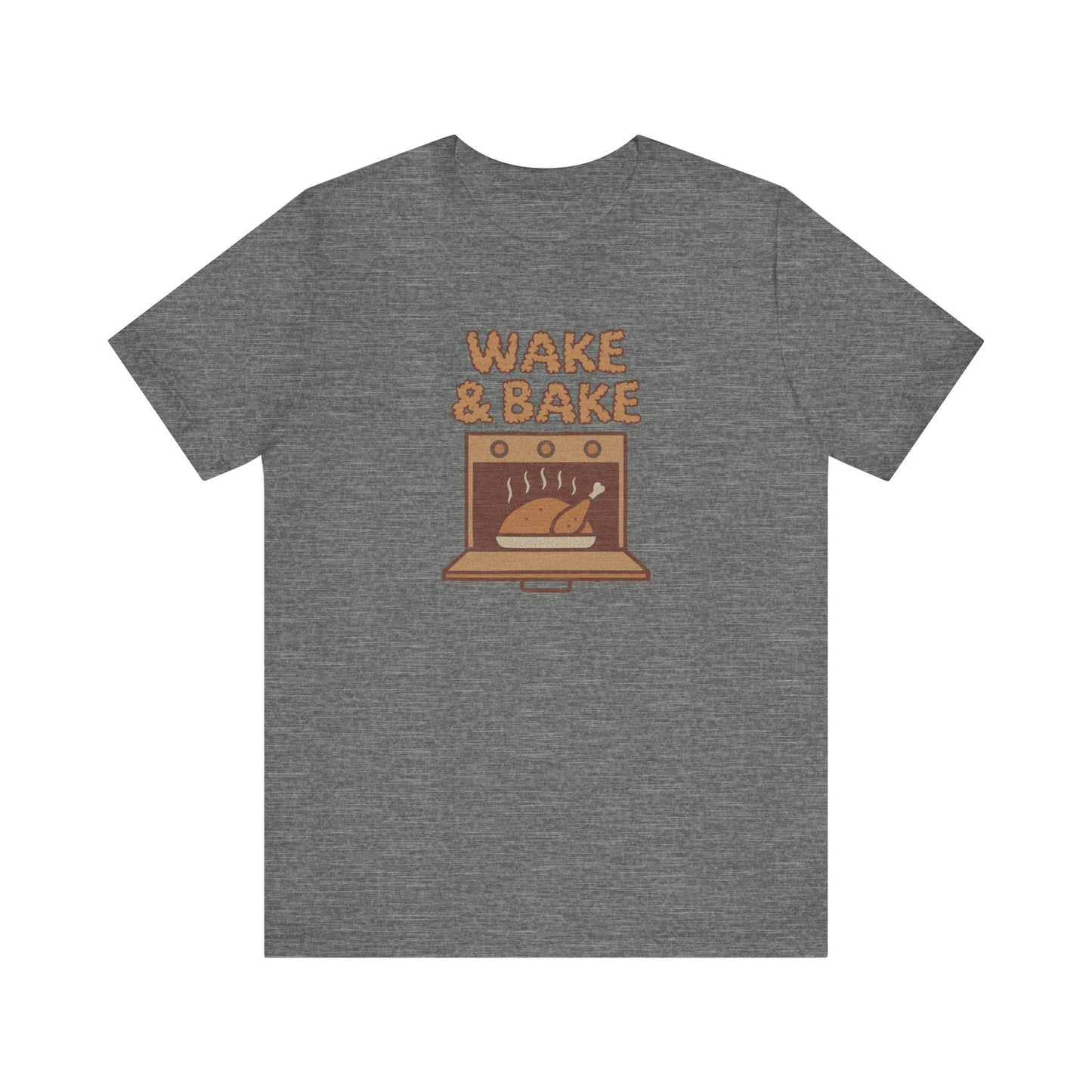 Wake & Bake — Retro Thanksgiving Turkey Tee (Light)