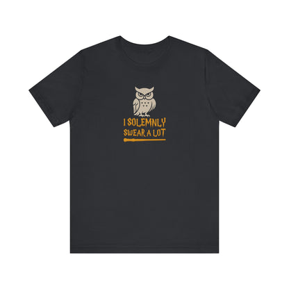 I Solemnly Swear a Lot — Harry Potter Retro Tee (Dark)