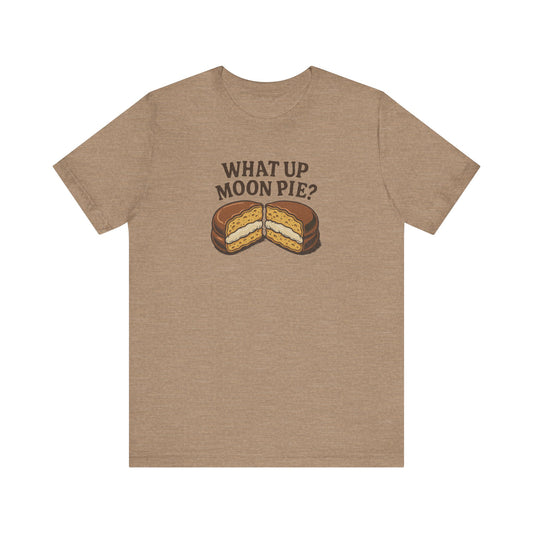 What Up, Moon Pie? — Big Bang Theory Retro Tee (Light)