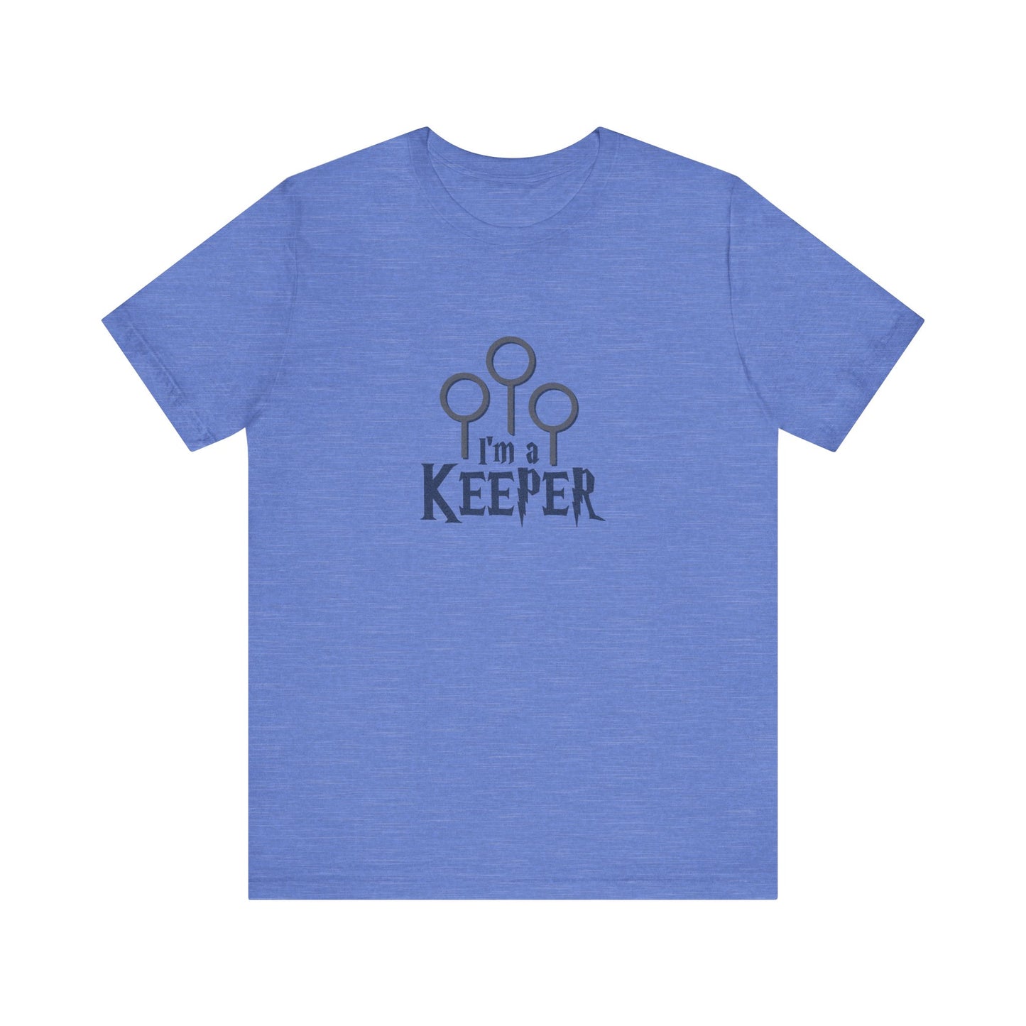 I’m a Keeper — Harry Potter Quidditch Retro Tee (Light)