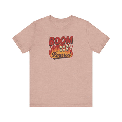 Boom, Roasted — Michael Scott Retro Tee (Light)