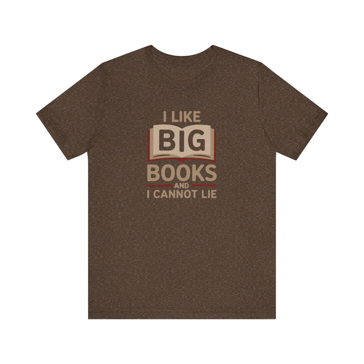 I Like Big Books and I Cannot Lie — Bibliophile Retro Tee (Dark)