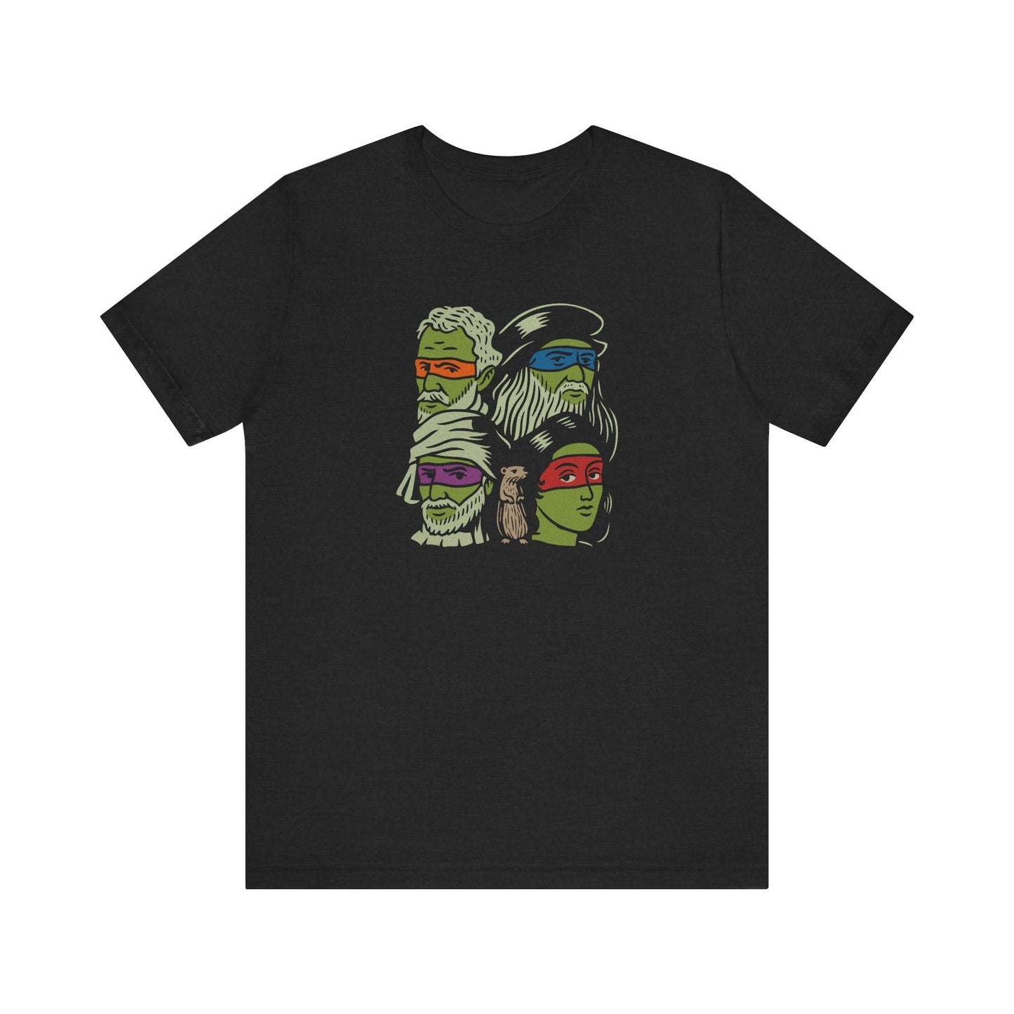 Renaissance Ninja Turtles — TMNT Retro Tee (Dark)