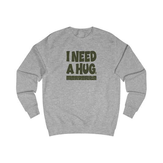 I Need a Huge Margarita – Bar Humor Retro Sweatshirt (Light)