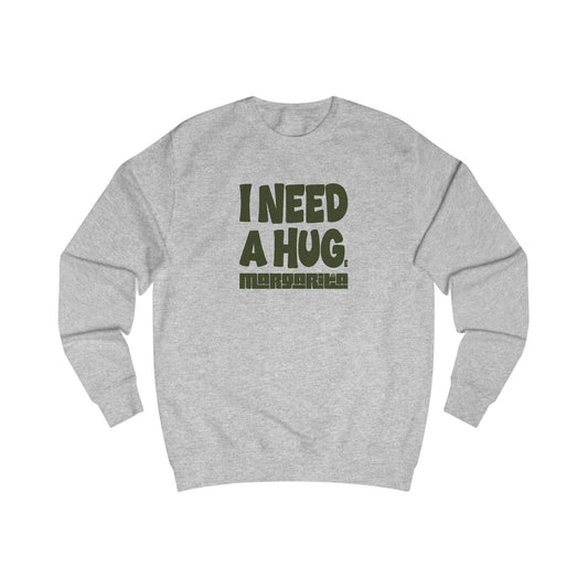 I Need a Huge Margarita – Bar Humor Retro Sweatshirt (Light)