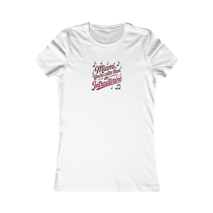 Cuter Than An Intrauterine — Golden Girls Women's Tee (Light)
