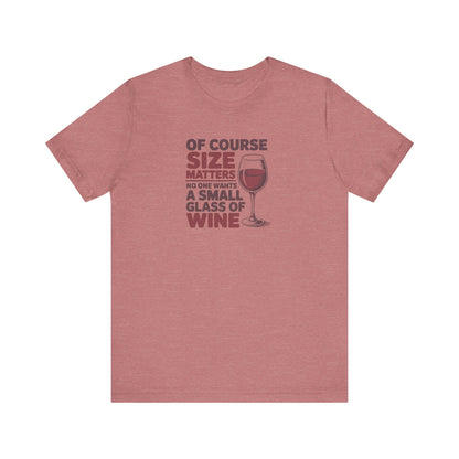 Big Glass Energy — Wine Lover Retro Tee (Light)
