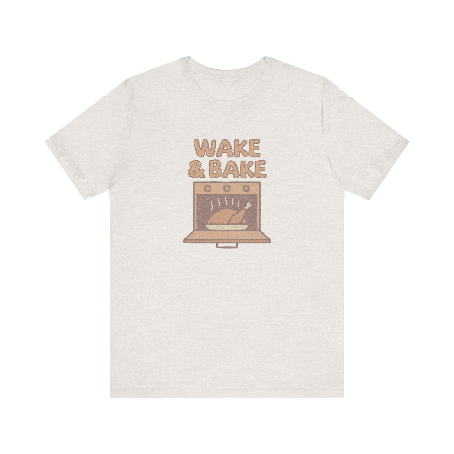 Wake & Bake — Retro Thanksgiving Turkey Tee (Light)