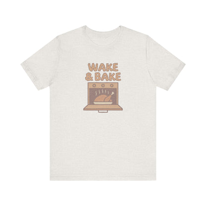 Wake & Bake — Retro Thanksgiving Turkey Tee (Light)